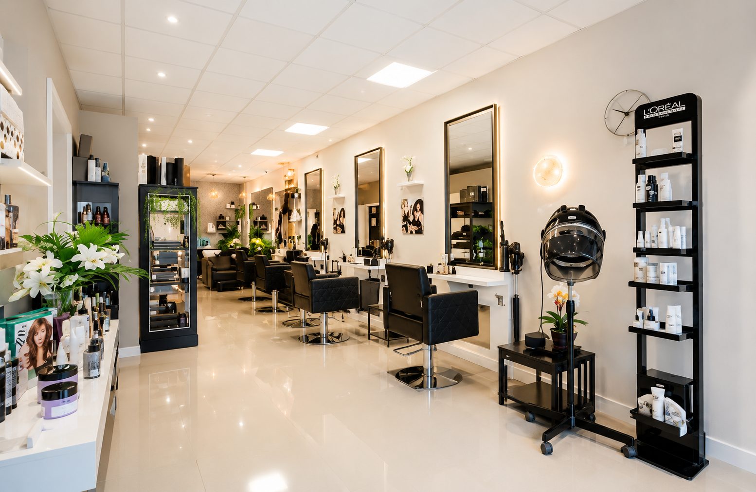 Our styling floor