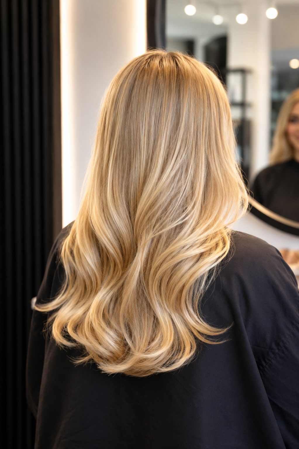 A blonde hair finish