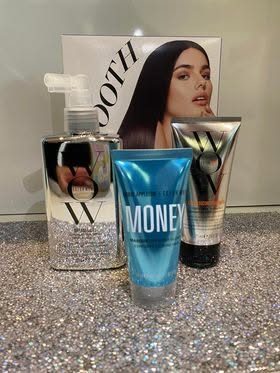 Haircare on the salon shelf