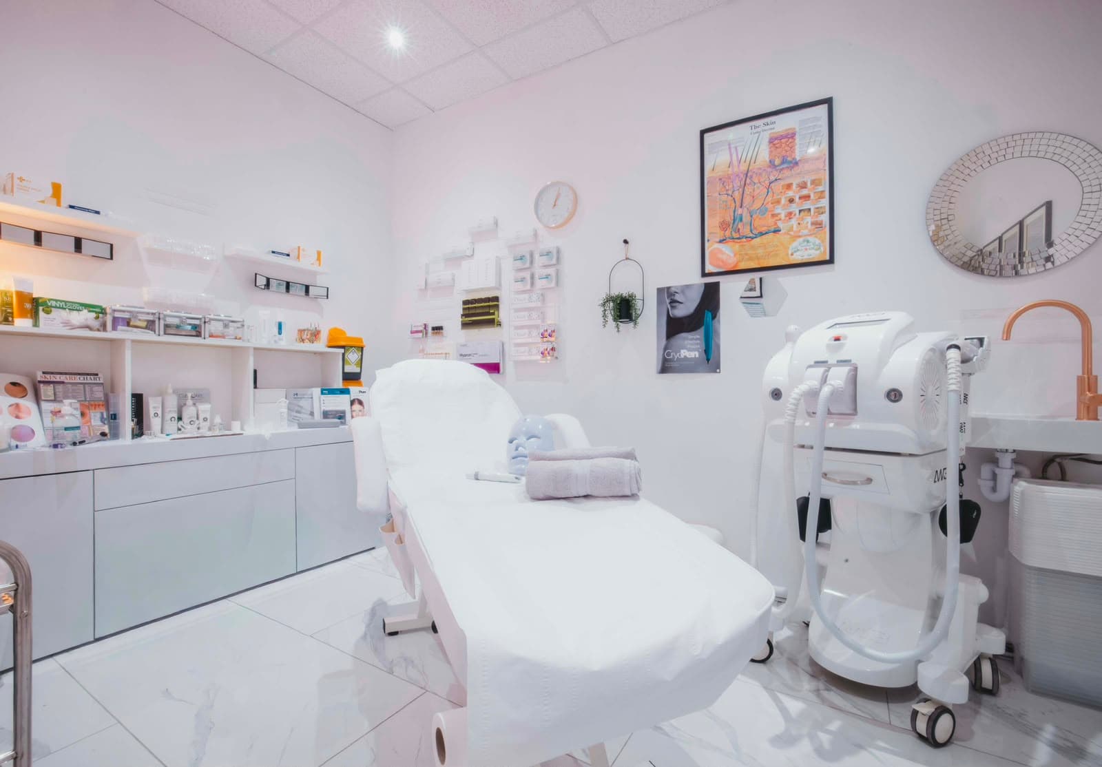 The treatment room at Gorgeous